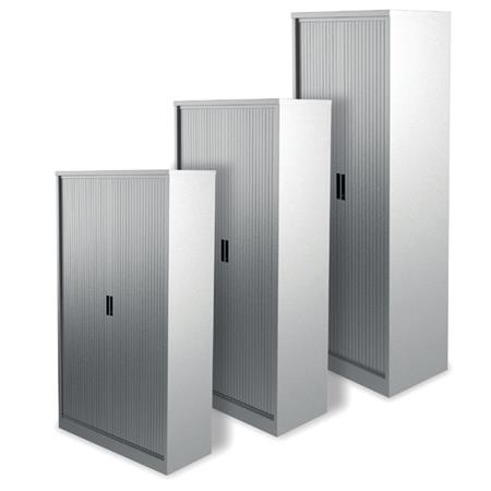 product image:Essential Side Opening Tambour - Tall 3 shelves